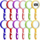 10X Magnifying Glass Handheld Shatterproof Lens For Reading Exploration New. Price: $36.20.