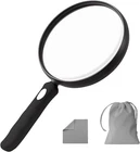10X Large Magnifying Glass For Reading, Upgraded Handheld Magnifier With 5.12INC New. Price: $38.07.