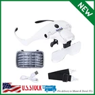Yoctosun Magnifying Glasses With 4 Led Lights, Headband Magnifier 5 Detacha New. Price: $26.05.