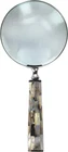 Vintage Magnifying Glass With 10X Lens Mother Of Pearl Handle Brass Frame Han... New. Price: $36.28.