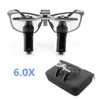 6.0X Dental Surgical 48 Ergo Loupes Optical Lens Flip-up Magnifying Glasses New. Price: $202.99.