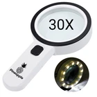 Magnifying Glass With Light, 30X Handheld Large For Reading,... New. Price: $30.41.