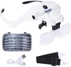 Yoctosun Magnifying Glasses With 4 Led Lights, Headband Magnifier 5 Detacha New. Price: $31.58.