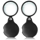 Wapodeai 2PCS 10X Small Pocket Magnify Glass, Count (pack Of 1), Black New. Price: $9.49.