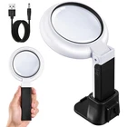 Jarlink Magnifying Glass With Light Stand, 3-MODE Illuminated Black New. Price: $23.38.