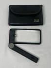 Bausch & Lomb Illuminated Rectangular Handheld Magnifier W/ Case Light Tested Used. Price: $24.99.