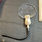 Dritz LRI130 Handheld Magnifying Glass 4X Backlit Led Light Gold/clear/black Used. Price: $13.00.