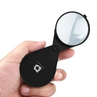 Deluxe Products Folding Pocket Magnifying Glass - Portable Compact Black New. Price: $23.33.