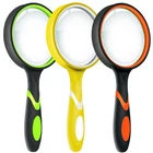 Leffis 3 Pack Magnifying Glass, 10X Non-slip Handheld Reading Magnifier For Kids New. Price: $14.43.