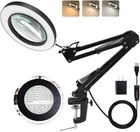Lancosc 10X Magnifying Glass With Light Stand, Optical-grade Lens, 3 New. Price: $46.95.