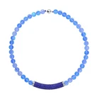 Simulated Glass White Crystal Necklace Jewelry Gift For Women Size 20" New. Price: $19.99.
