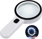 Nazano Magnifying Glass With Light, Ultra-clear Lightweight Handheld Reading New. Price: $14.16.