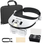 Colfuline Magnifier With Light, Headband Magnifying Glass 5 Interch.... Price: $37.76.