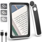 Tobegiga Rechargeable Magnifying Glass With Light For 5X/500%, Black White New. Price: $29.25.