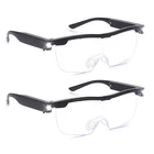 Okh Pcs 200 Magnifying Glasses Rechargeable Led Lighted Magnification New. Price: $59.47.