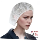 Disposable Bouffant Caps, 24 Inches Hair Nets For Food Service 100 White New. Price: $19.01.