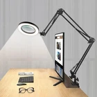 Noevsbig Magnifying Glass Desk With 3-SECTION Swing Arm And Clamp, New. Price: $81.29.