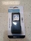 Carson Minibrite 5X Pocket Magnifier With Built-in Led Light And Sliding Case New. Price: $10.00.