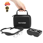Yoctosun Magnifying Headset With 3 Led Lights, Storage Case, Strap Blue New. Price: $38.99.