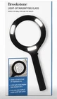 Brookstone Light-up Magnifying Glass 3X 4.3IN Led Portable Easy-grip Black New. Price: $11.99.