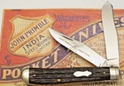John Primble India Steel Works - 1989 By Queen Cutlery Trapper Knife Bone Handle Used. Price: $175.00.