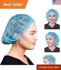 Lightweight Disposable Bouffant Caps - 100 Count Secure & Comfortable Fit New. Price: $17.99.
