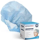 Medical Nation 21" Disposable Bouffant Caps Hair Net Case Of 1000, Blue N... New. Price: $99.06.
