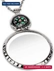 Magnifying Glass Necklace,jiulory 10X Compass Pendant With Mini New. Price: $23.06.