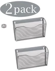Ybm Home Mesh Wall Mount File Holder Silver 13.1 3.75 In. 8.5 2 Pack New. Price: $34.99.