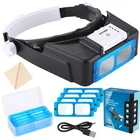 Yoctosun Magnifying Glasses With Light For Close Work, White And Black New. Price: $50.98.