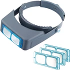 Head-mounted Magnifier With Interchangeable Lenses For Jewelry And Crafts New. Price: $39.90.