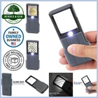 Led Lighted Magnifier 5X Acrylic Compact Low Vision Reading Inspection New. Price: $17.70.