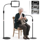 Cojoycs Large Floor Magnifying Glass Stand 48-LED Lighted Adjustable New. Price: $92.94.