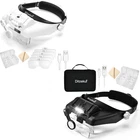 Headband Magnifier With Light 1X-14X Carry Case For Close Work New. Price: $96.99.