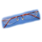 Eschenbach +3.50 Rimless Reading Glasses Red Oval Lightweight Readers New. Price: $29.95.