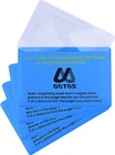 Outus 4 Pack Wallet Magnifier Card Plastic Pocket Credit Size Blue New. Price: $10.02.