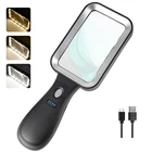 10X Magnifying Glass With Light, Rechargeable Magnifier 3 Color Modes, L... New. Price: $31.82.