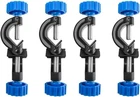Qwork Lab Stand Clamp Holder, 4 Pack Aluminum Alloy Right Angle Blue Black New. Price: $13.84.