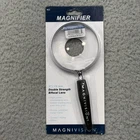 Nip Magnivision 3 Double Strength Bifocal Lens Sturdy Metal Handheld Magnifier New. Price: $24.90.