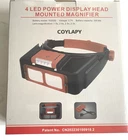 Coylapy Headband Magnifier With Light, Rechargeable Magnifying Glasses For Close New. Price: $19.77.