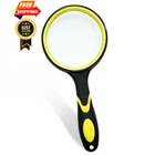 Askbed Premium 10X Magnifying Glass With Large 3 Inch (75MM) Lens Yellow New. Price: $10.99.