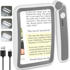 Rechargeable Magnifying Glass Light 5X Page Magnifier For Seniors Reading New. Price: $34.49.
