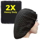 100 Count 2X Heavy Duty Black Hair Nets For Food Service Workers, 21", Dispos... New. Price: $24.29.