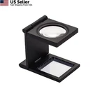 Rongon Pocket Magnifying Glasses Three-folding Magnifier 10X 28MM Zinc Black New. Price: $15.66.