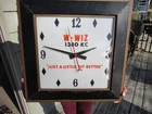 Vintage Original 1950'S W-wiz 1380 Radio Station Clock Ohio Runs Good Used. Price: $1250.00.