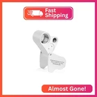 Rongon Pocket Magnifying Glass 30X 60X Illuminated Jewelers Loupe Foldable New. Price: $11.46.