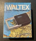 Waltex 3X Pocket Sliding Magnifier Model 7506 - Jewelry, Stamps, Coins, Gold Used. Price: $8.50.