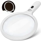 Magnifying Glass With Large 5" Lens, Handheld Illuminated Lighted Magni... New. Price: $33.11.