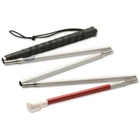 Canes For The Blind - Graphite 56 Inches Ambutech Marshmallow Tip (5 Section) New. Price: $69.95.