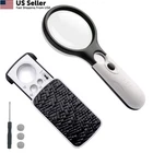 Jewelry Loupe Magnifier With Uv Led Light, Afunta 30X 60X 90X Black & White New. Price: $21.06.